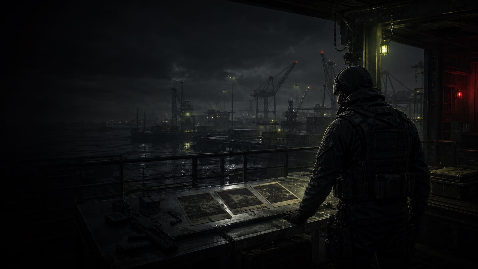 Operator preparing a strategic Greyhaven PvP operation